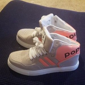 NEW ~ never worn. High top sneakers.